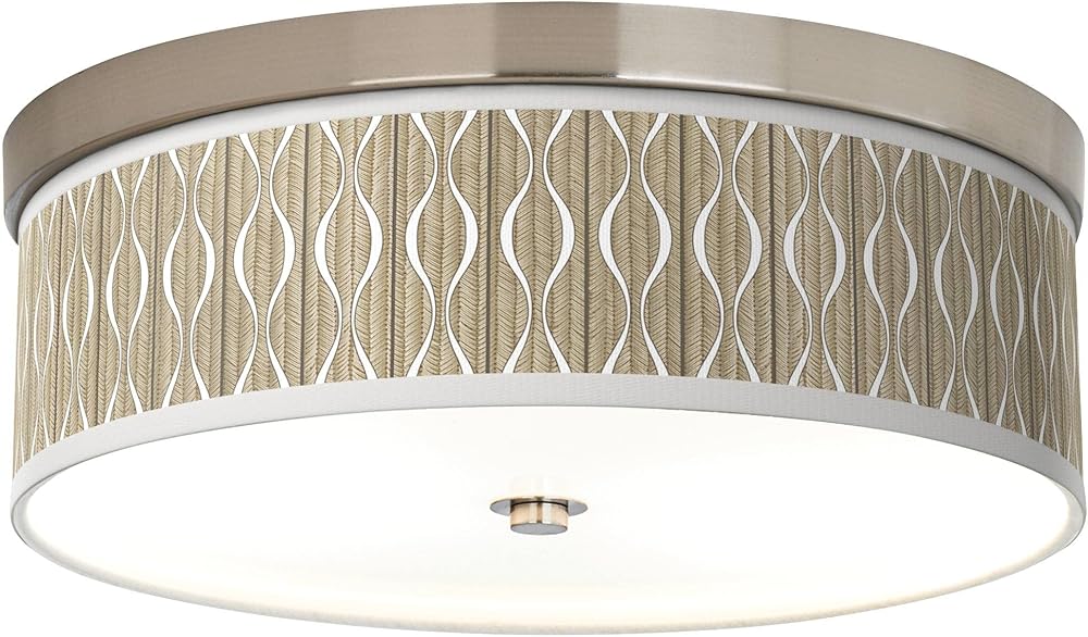 Swell Giclee Energy Efficient Ceiling Light with Print Shade