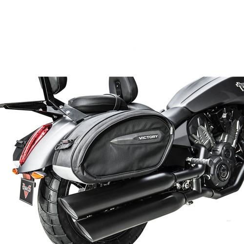 Victory Motorcycles New OEM Octane Saddlebags, Black, 2880246
