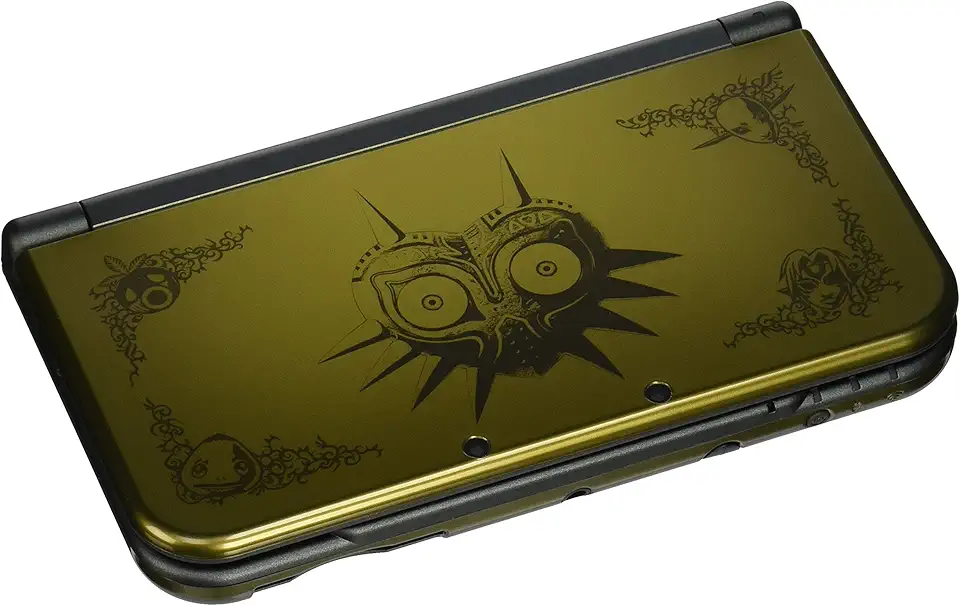 Nintendo - New 3DS XL Legend of Zelda: Majora's Mask Limited Edition - Gold/Black