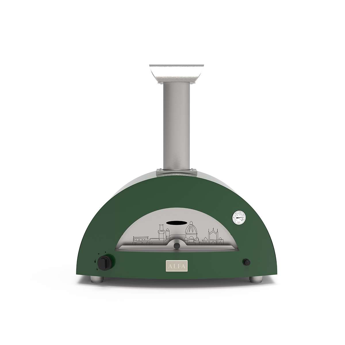 Alfa Moderno Limited Edition 2 Pizze Colori D’Italia Countertop Gas Pizza Oven   FXMD-2P-LE