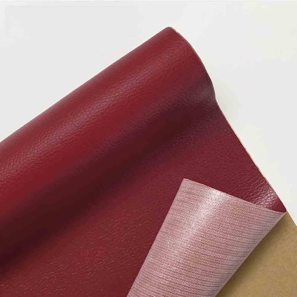 Leather Repair Tape Leather Repair Patch Self-Adhesive Leather Repair Kit for Car Seat Sofas Handbags Furniture (Wine Red,398x45 inch)