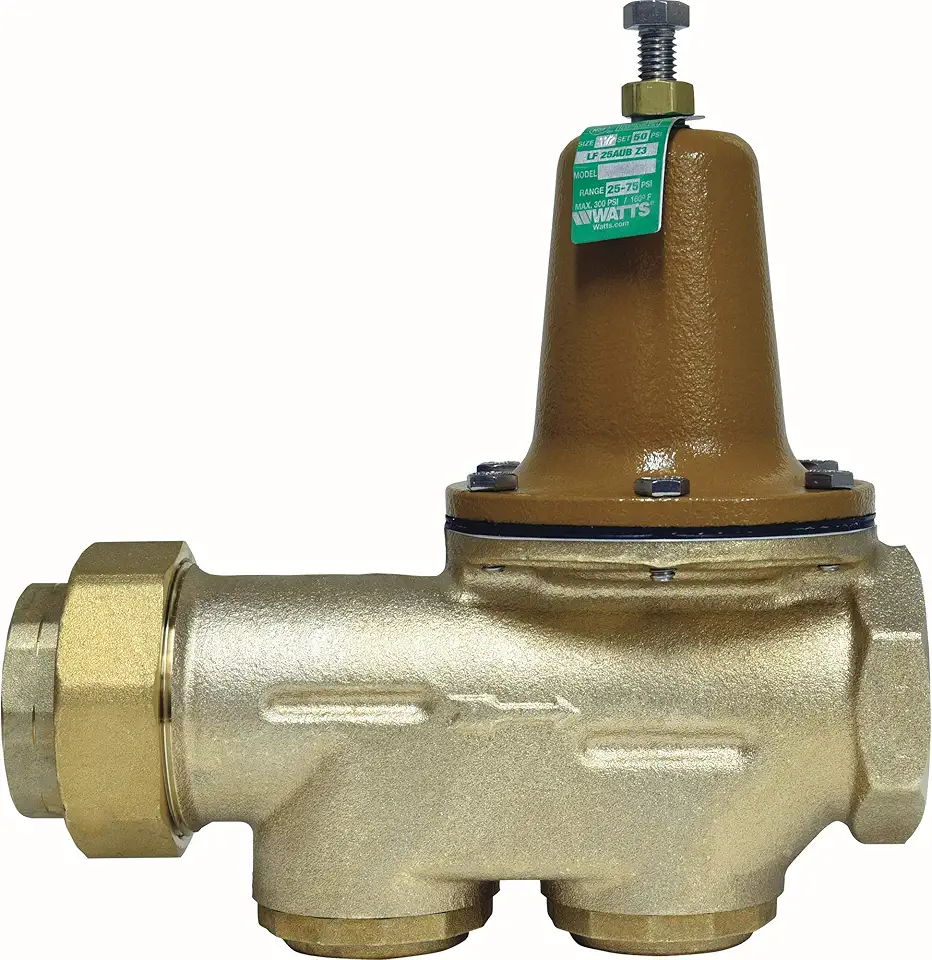 Watts LF25AUB-Z3 Water Pressure Reducing Valve Union x NPT Female, 1 1/2 Inch, SS Seat
