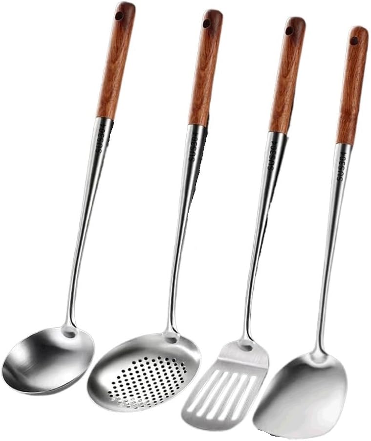 Kitchen Utensils Stainless Steel Thick Spatula Cooking Spoon And Shovel Kitchenware