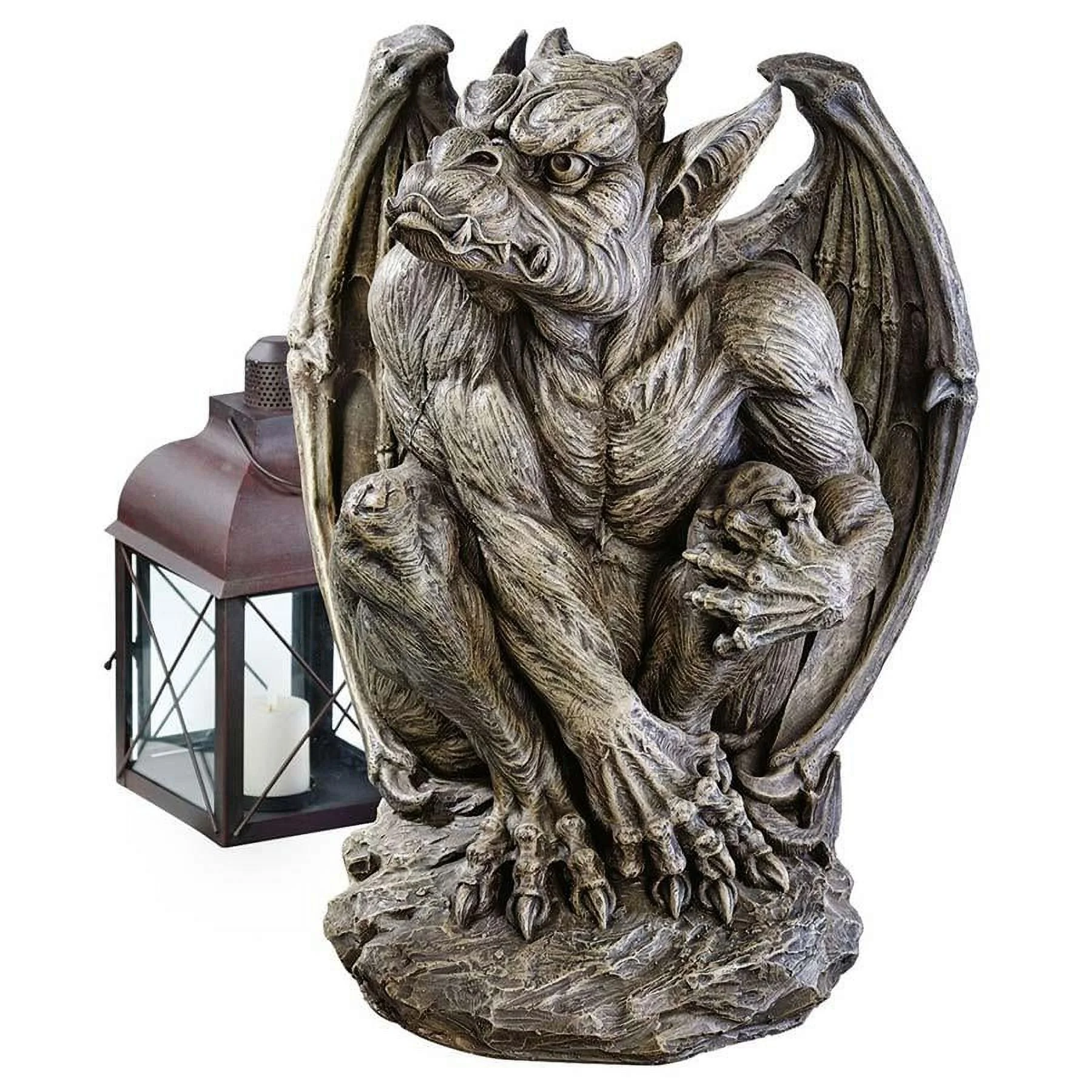 Large Silas The Gargoyle Sentry Statue