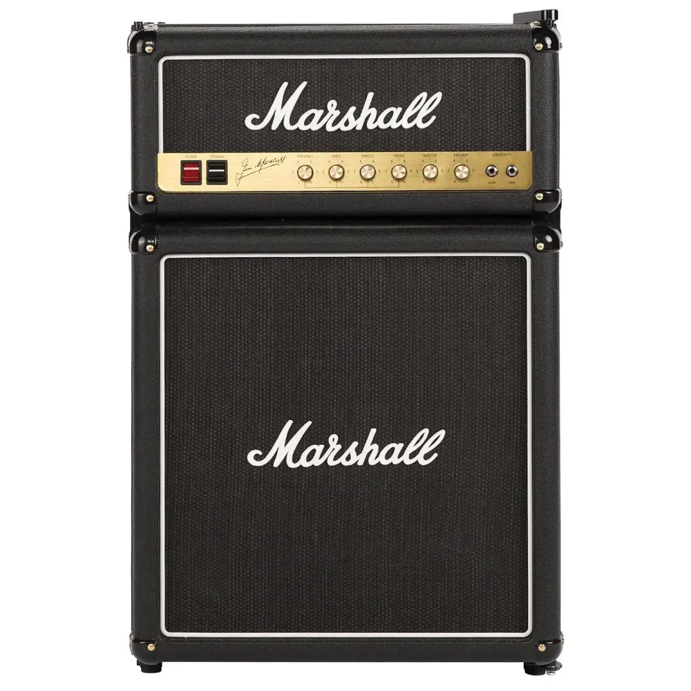 Marshall MF4.4BLK-NA-U 4.4 Cubic-Foot Bar Fridge with Freezer