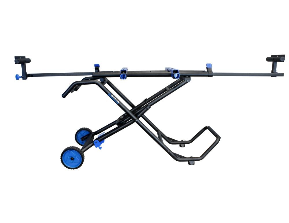 DELTA Steel Adjustable Rolling Miter Saw Stand