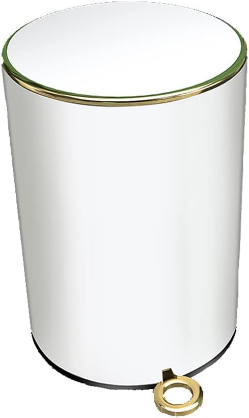 Trash Can Stainless Steel Press Bathroom Trash Can Kitchen Garbage Container Household Products