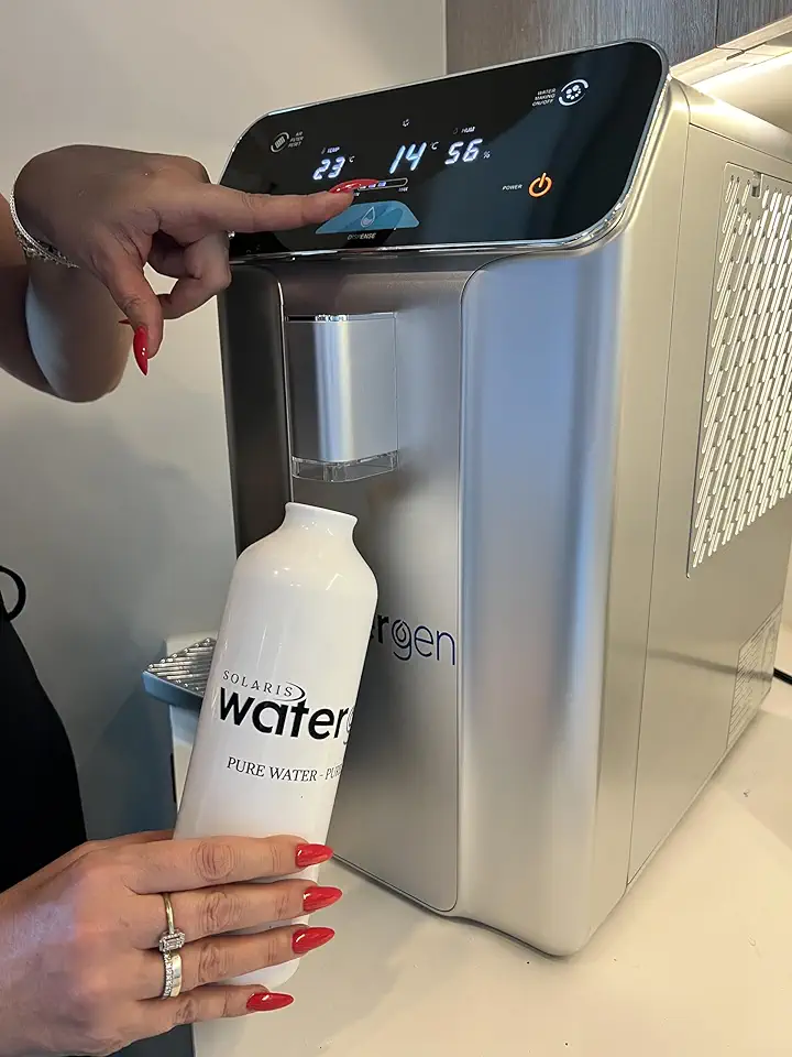 Desktop Solaris WaterGen Atmospheric Water Generator, Makes Water from The air. No Plumbing Needed. This Water Machine is Great for Home use, Office, RV, Boat or Emergencies and Disasters.