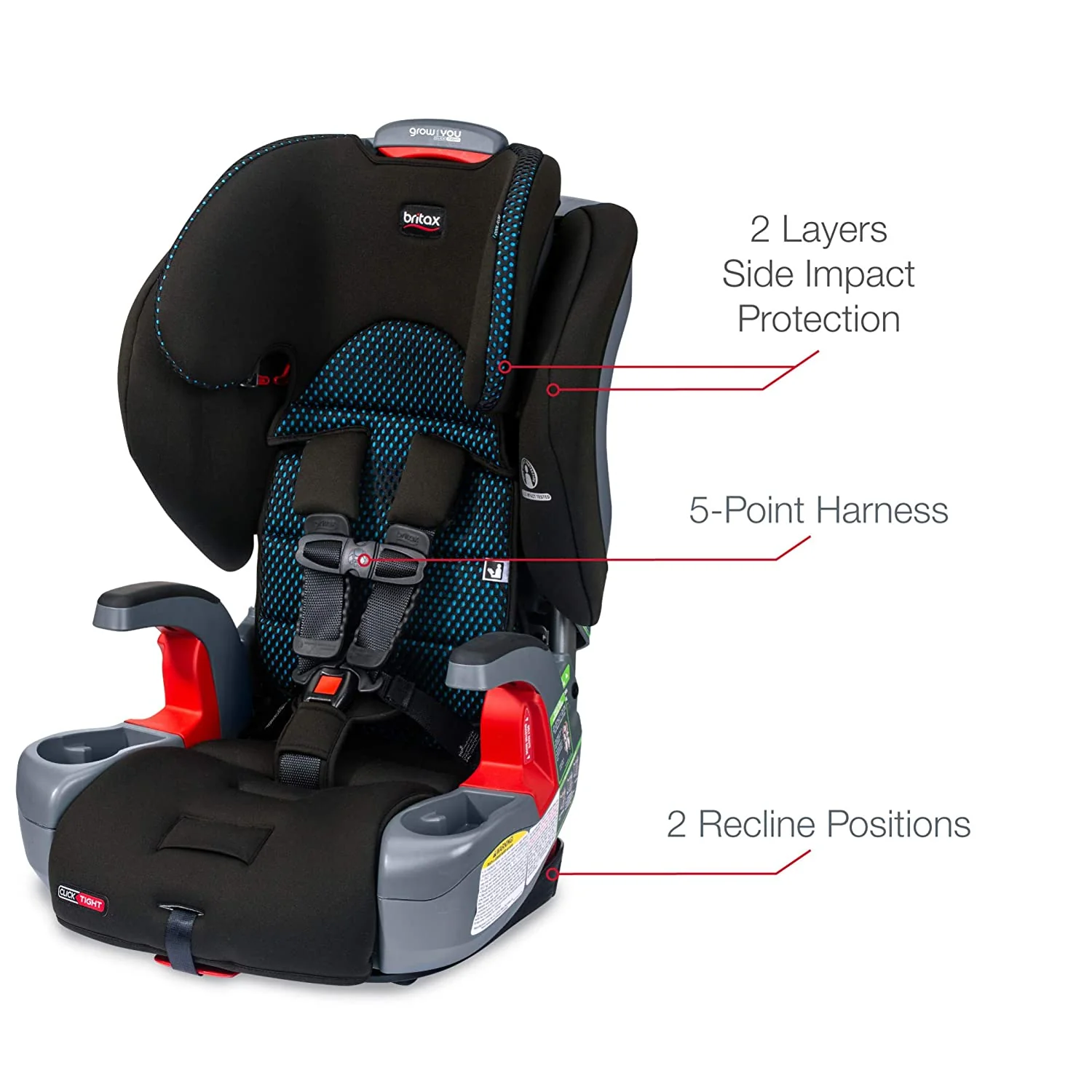 Britax Grow with You ClickTight Harness-2-Booster Car Seat