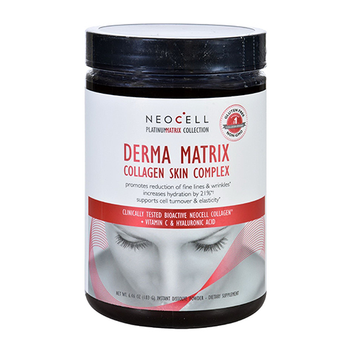 Neocell Derma Matrix Collagen Skin Complex Powder, 6.46 Oz, 3 Pack