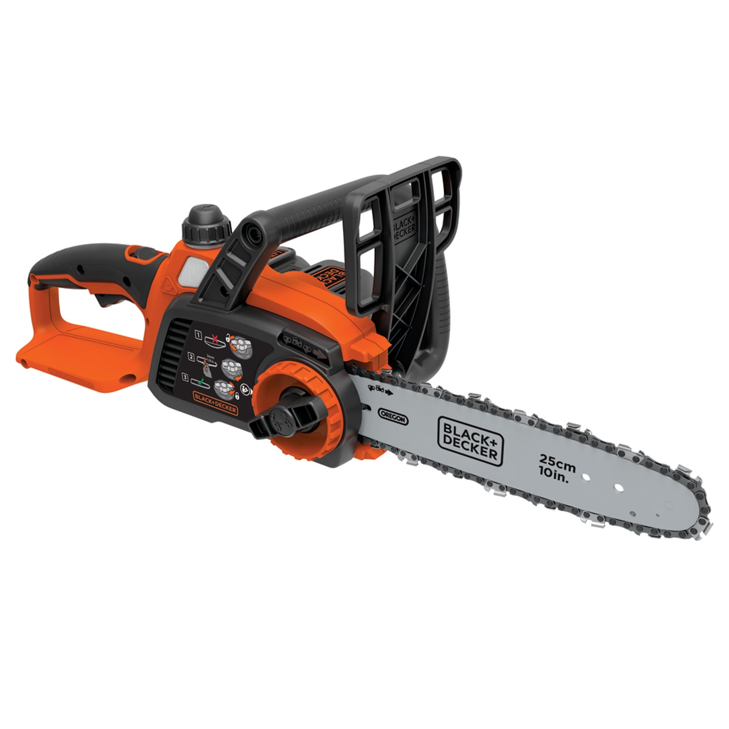 BLACK+DECKER 20-volt Max 10-in Battery 2 Ah Chainsaw (Battery and Charger Included)
