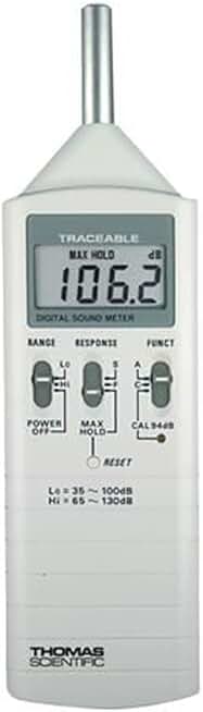 Thomas 4335 Traceable Sound Level Meter, 35 - 130dB Range, 0.1dB Resolution, +/-2dB Accuracy