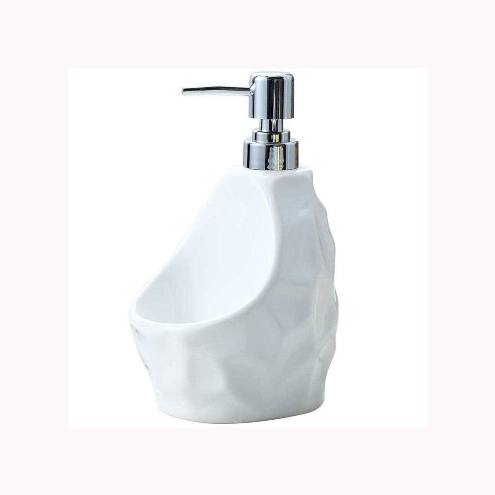DGSEFD-12 650lml Ceramic Soap Dispenser for Kitchen Ceramic ABS Home Decoration Liquid Soap Lotion Dispenser Bathroom Accessories(D)