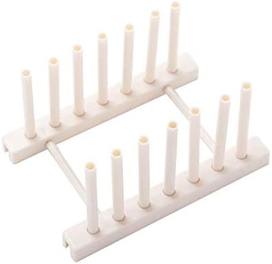 New Bowl Sink Drainer Plastic Drain Rack Pot Lid Dish Bowl Cup Display Book Storage Shelf Kitchen Organizer/Beige