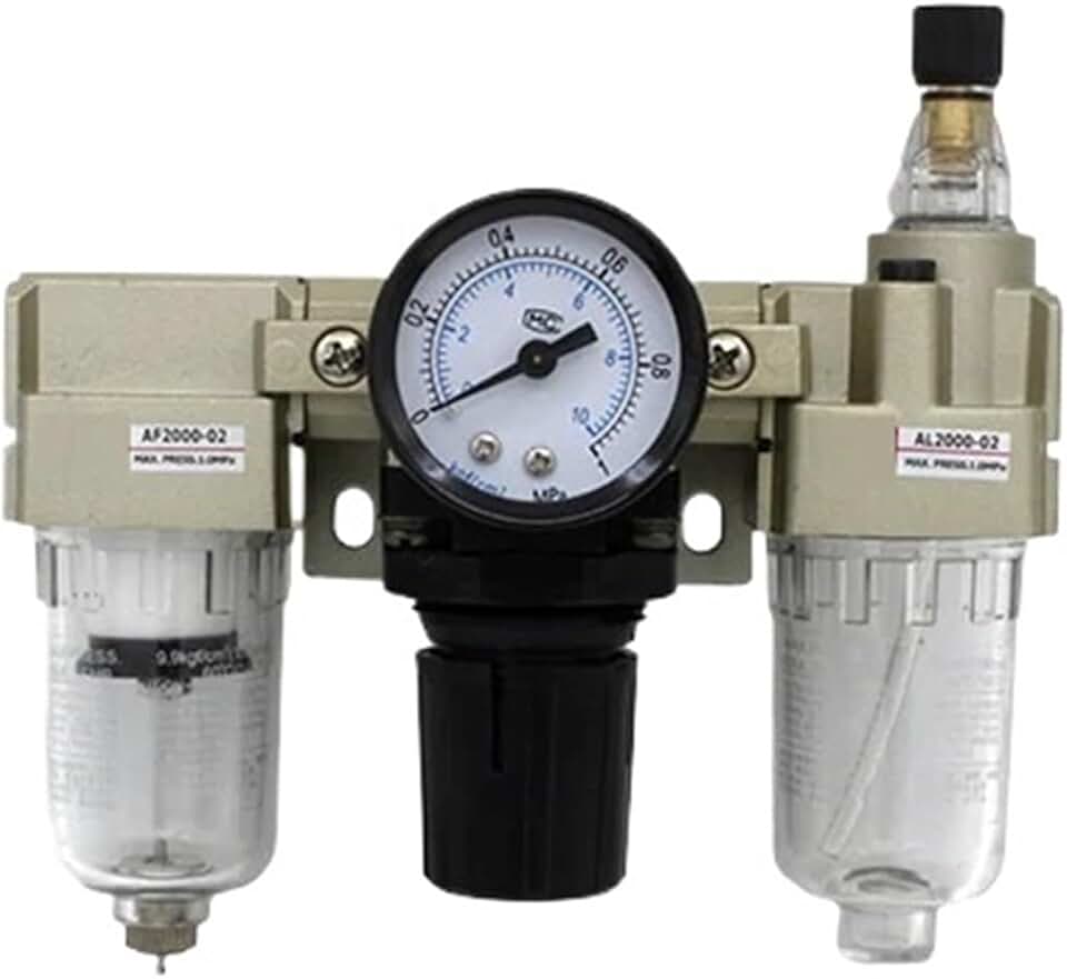 AC5000-06 Air Filter + Pressure Regulating Valve + Lubricator Combination AF5000-06 AR5000-06 AL5000-06 1Pcs