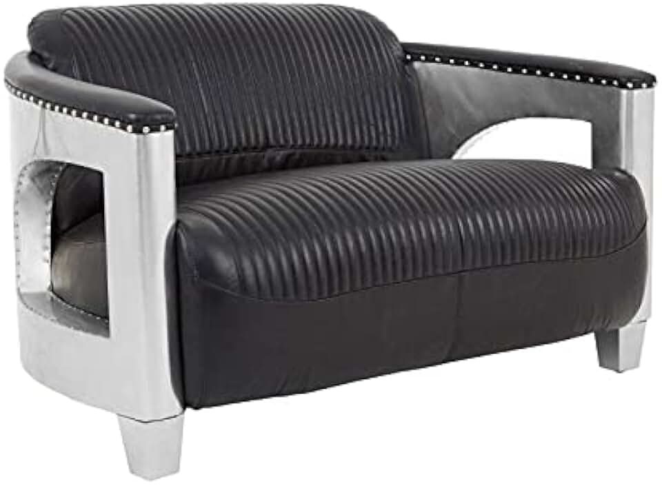 ARTIZANSTORE A luminium Aviator Black Spitfire Sofa