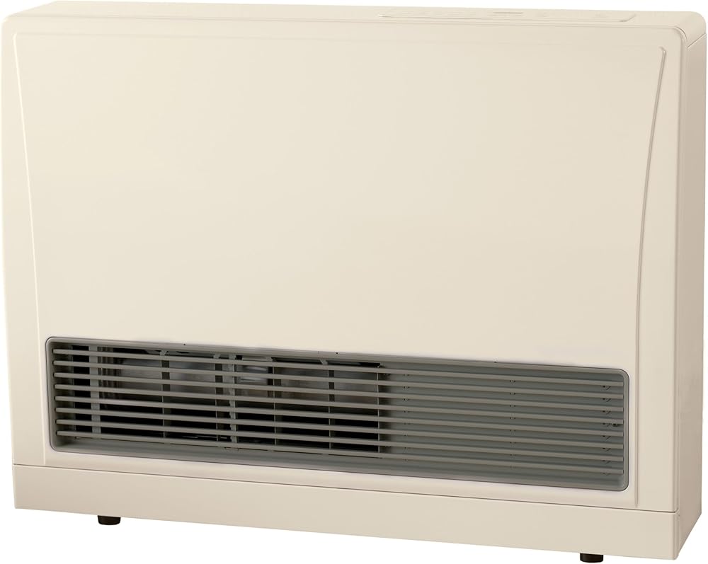 Rinnai EX17DTN Direct Vent Wall Furnace, Indoor Natural Gas Heater, Energy Efficient Space Heater, 17,000 BTU, Beige