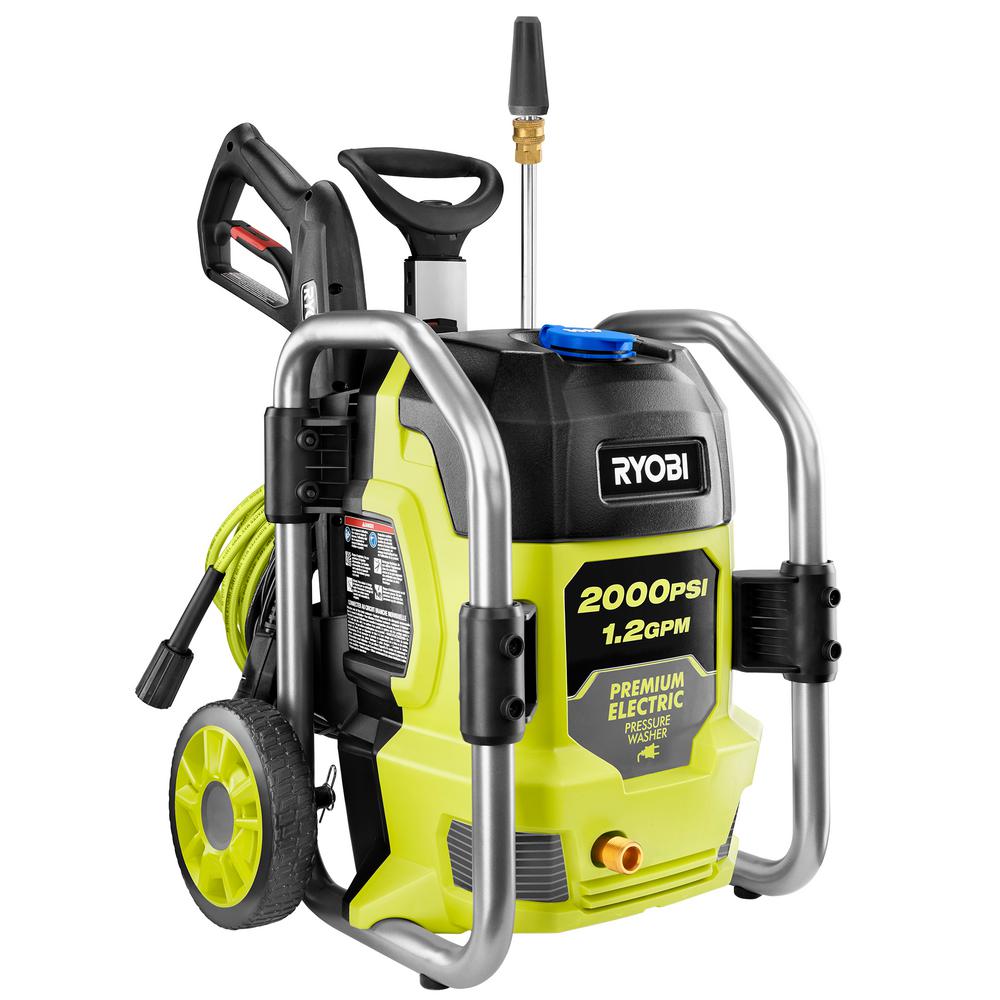 RYOBI 2000 PSI 1.2 GPM Cold Water Electric Pressure Washer