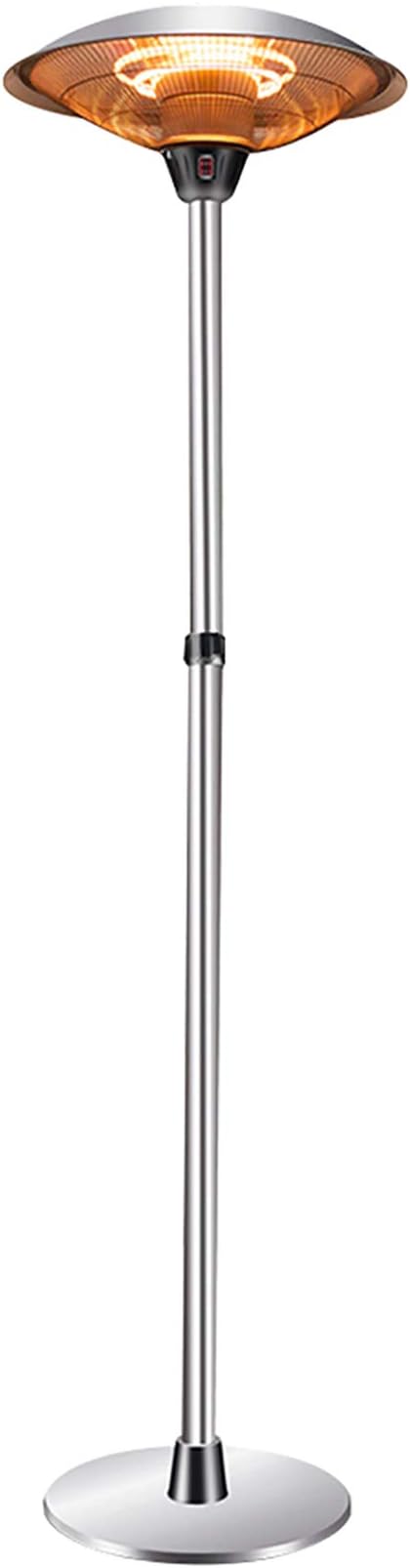 Patio Heater Outdoor Patio Heater - 1500W Portable Electric Infrared Radiant Heater,Freestanding Umbrella Heater Three Adjustable Power, for Balcony Garden Commercial