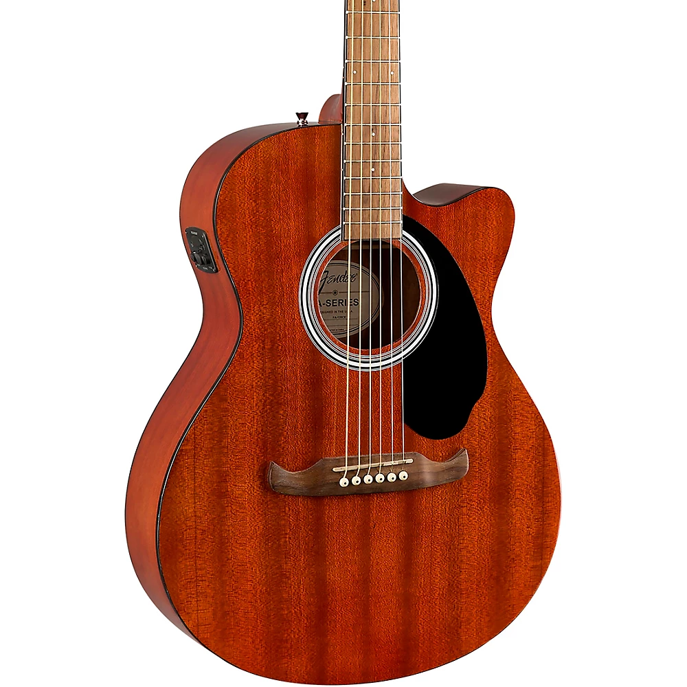 Fender FA-135CE All-Mahogany Concert Acoustic-Electric Guitar