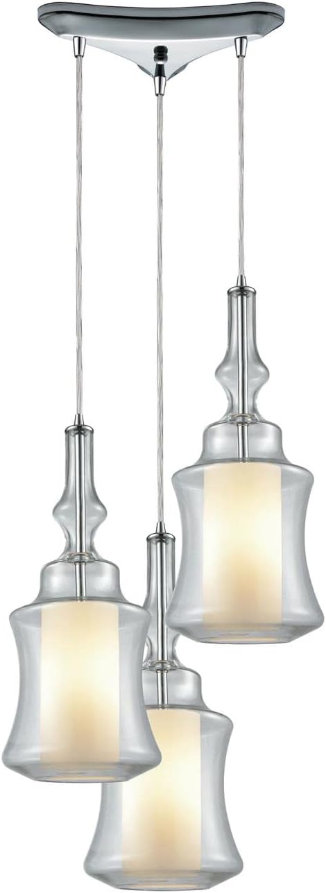 56501/3 Pendant Light, Polished Chrome