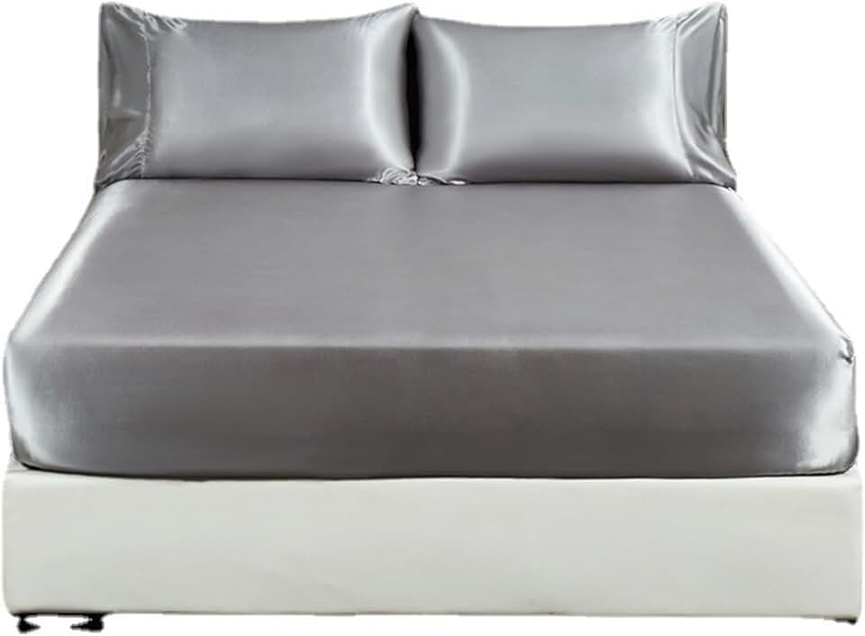 Soft and Comfortable Bed Satin Cool Bed Cover Mattress Cover(198 * 203+36)