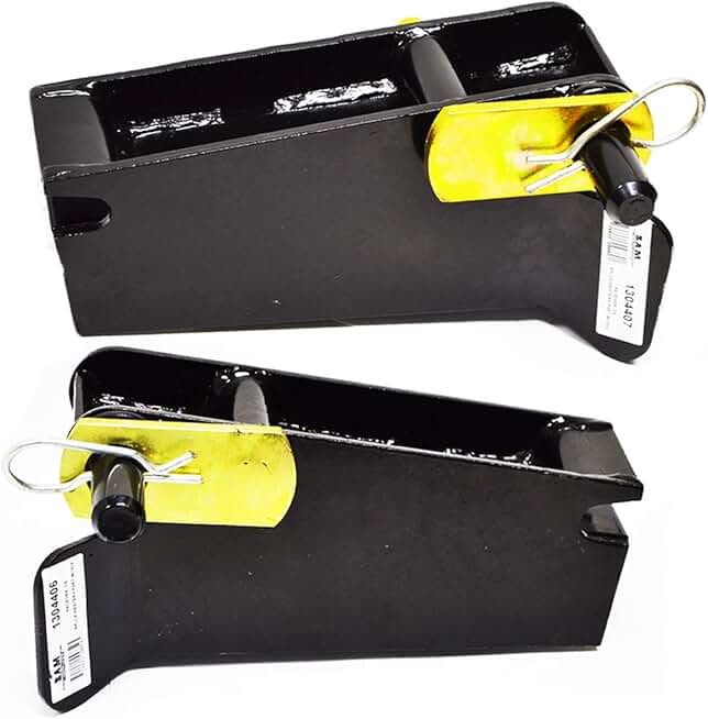 Snow Plow Ultra Mount Mounting Pocket Set Left & Right Replacement for Western 67859 and 67858.