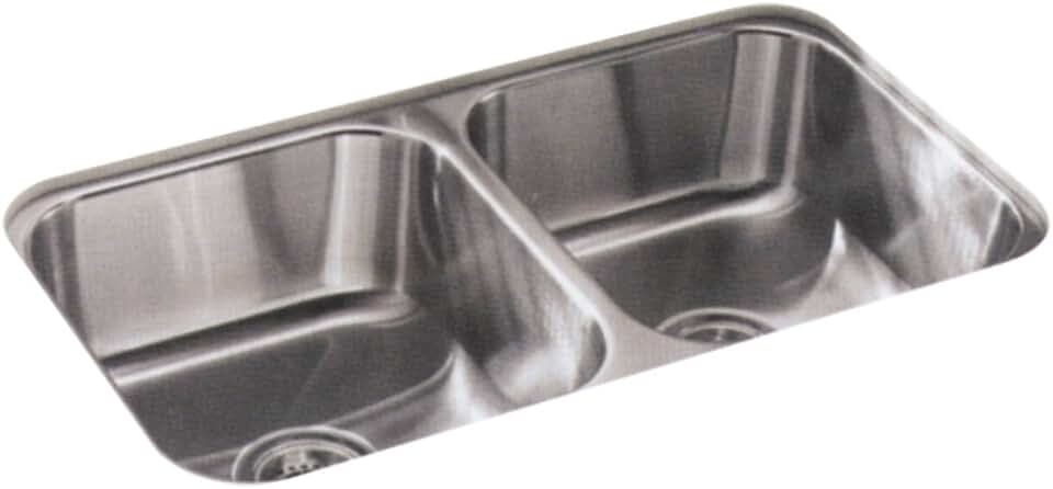 STERLING, a KOHLER Company 11406-NA Kitchen Sink, 9.00 x 18.00 x 32.00 inches, Stainless Steel