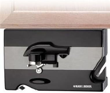 Black & Decker CO85BM Spacemaker Can Opener, Black/Brushed Metal