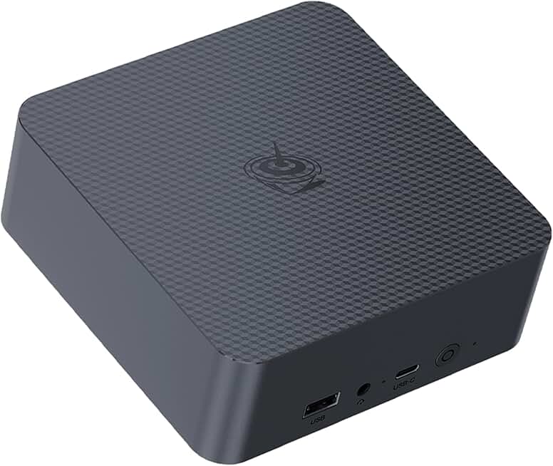 Beelink EQI Mini PC W-11 Pro i5-12450H 24GB DDR5 500GB NVMe M.2 SSD Dual Display 4K@60Hz Output, Wi-Fi 6, RJ45, Built in PSU Office Mini Computer