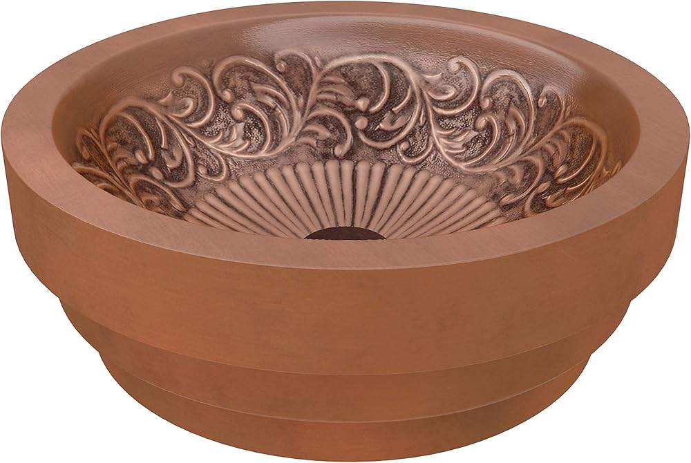 ANZZI Copper Vessel Sink - Polished Antique Copper - Admiral Series LS-AZ336 - ANZZI