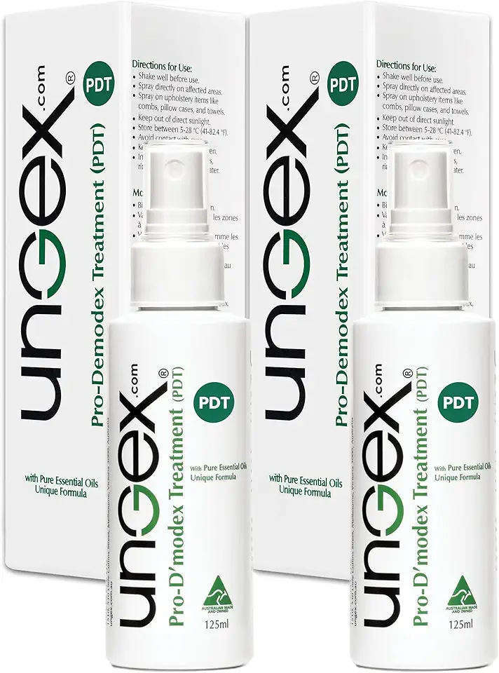 Ungex Superior Kit | Demodex Acne Rosacea Solution | 2 in 1 with Mixing Bottle | SK