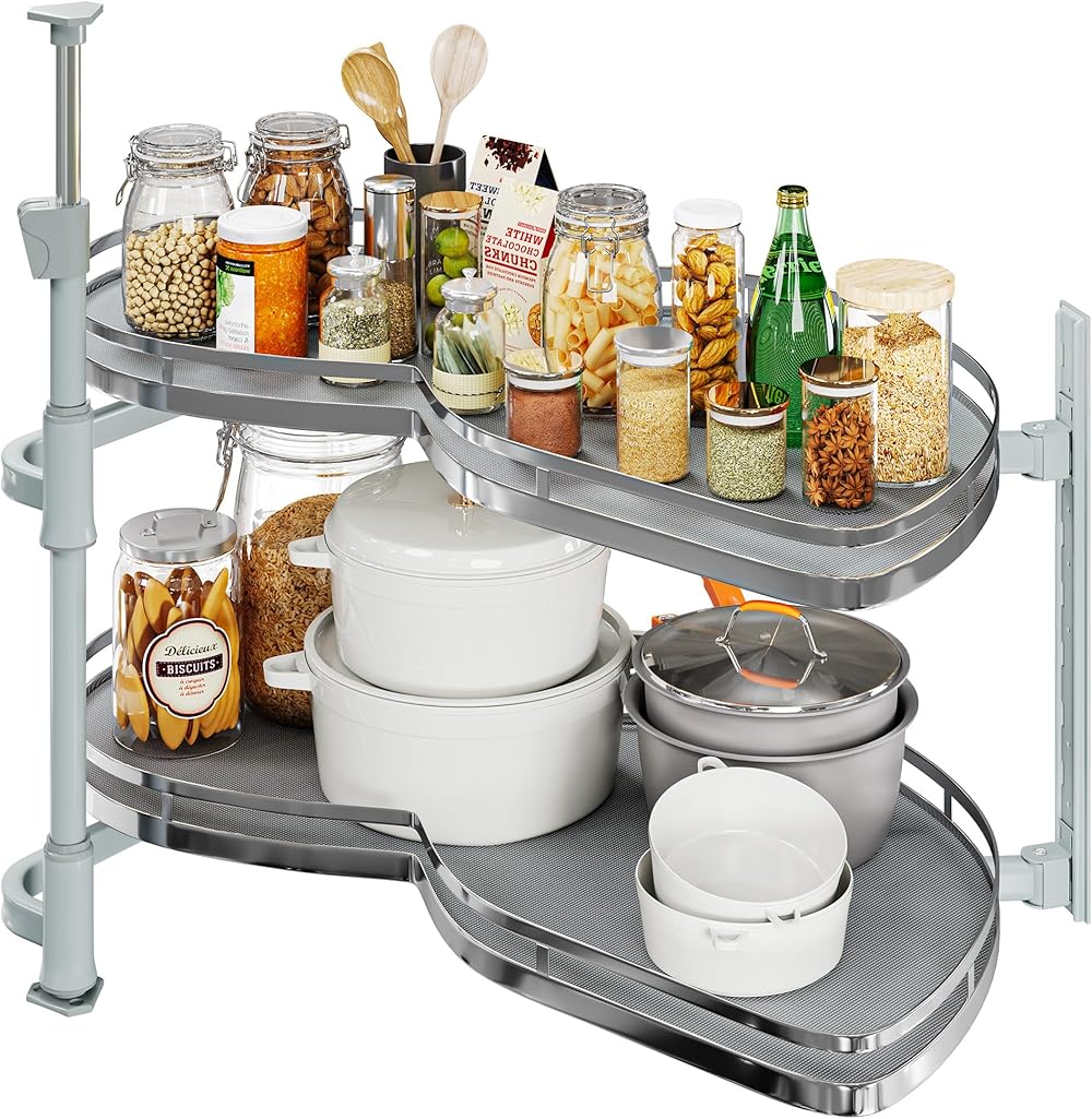 YITAHOME Swing Right Blind Corner Kitchen Cabinet Pull Out Organizer for 36