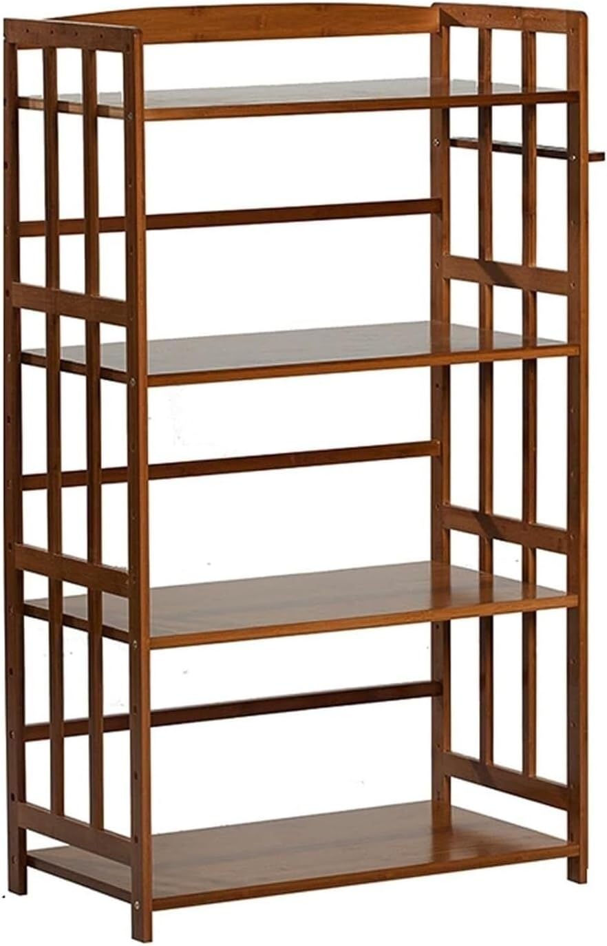 Microwave Stand Microwave Oven Rack Microwave Rack 4 Tier Microwave Stand Kitchen Storage Rack Bamboo Microwave Oven Rack Floor-Standing Shelves Microwave Shelf Microwave Stand Shelf