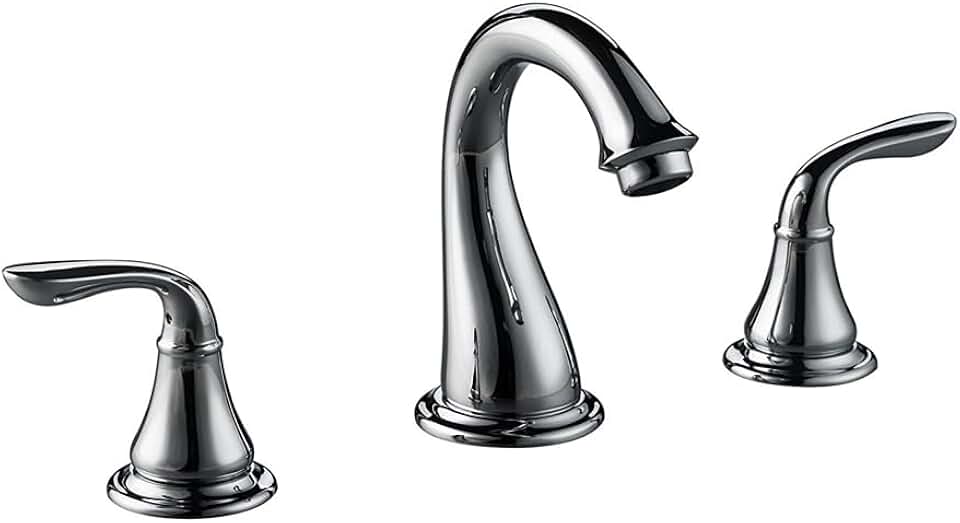 Surrey Dual Handle Chrome Bathroom Sink Faucet
