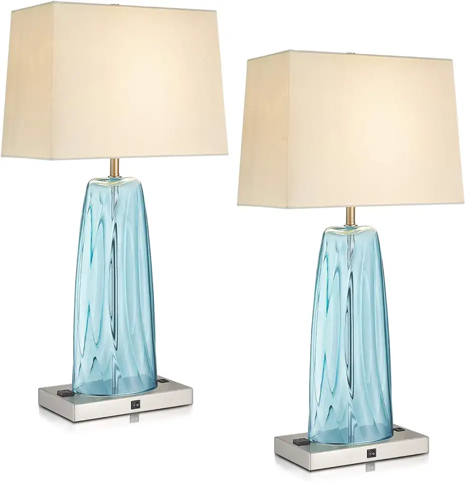LMS USB Table Lamp Set of 2, 28