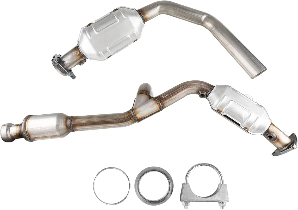 KAX Catalytic Converter Replacement for Sierra 1500 2014-2017, Silverado 1500 2014-2018, Suburban 2015-2019, Tahoe 2015-2016, Yukon 2015-2016, Yukon XL 2016-2017(EPA Compliant)