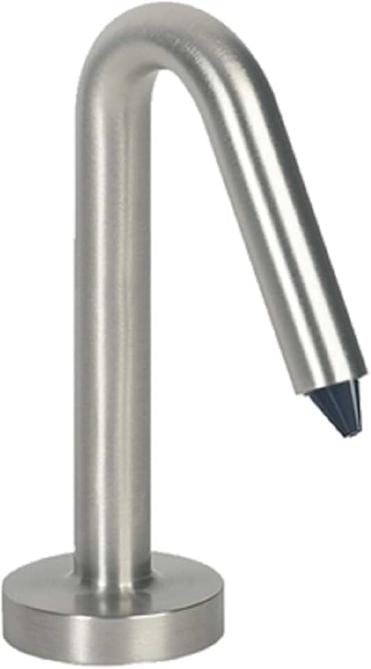 Bavaria Goose Neck Commercial Automatic Soap Dispenser - FS1139 Contemporary Style Deck Mount Solid Brass Sensor Soap Dispenser - Brushed Nickel Finish