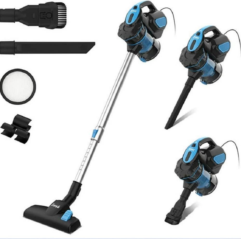 Vacuum Cleaner Corded INSE I5 18Kpa Powerful Suction 600W Motor Stick Handheld Vaccum Cleaner for Home Pet Hair Hard Floor