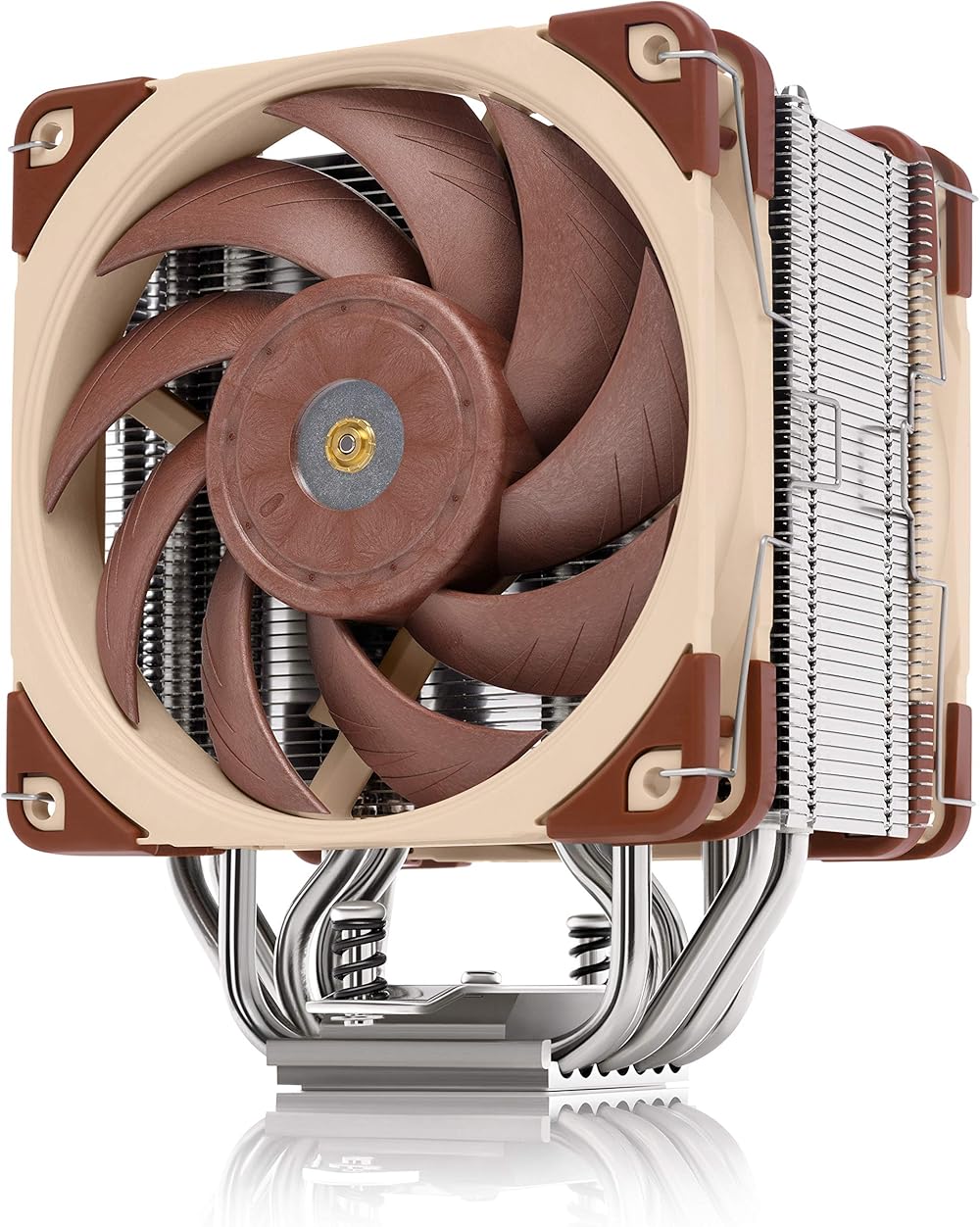 Noctua NH-U12A, Premium CPU Cooler with High-Performance Quiet NF-A12x25 PWM Fans (120mm, Brown) for Desktop