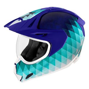 Icon Variant Pro Hello Sunshine Helmet (MD and LG) Blue/Light Blue/White / MD [Open Box]