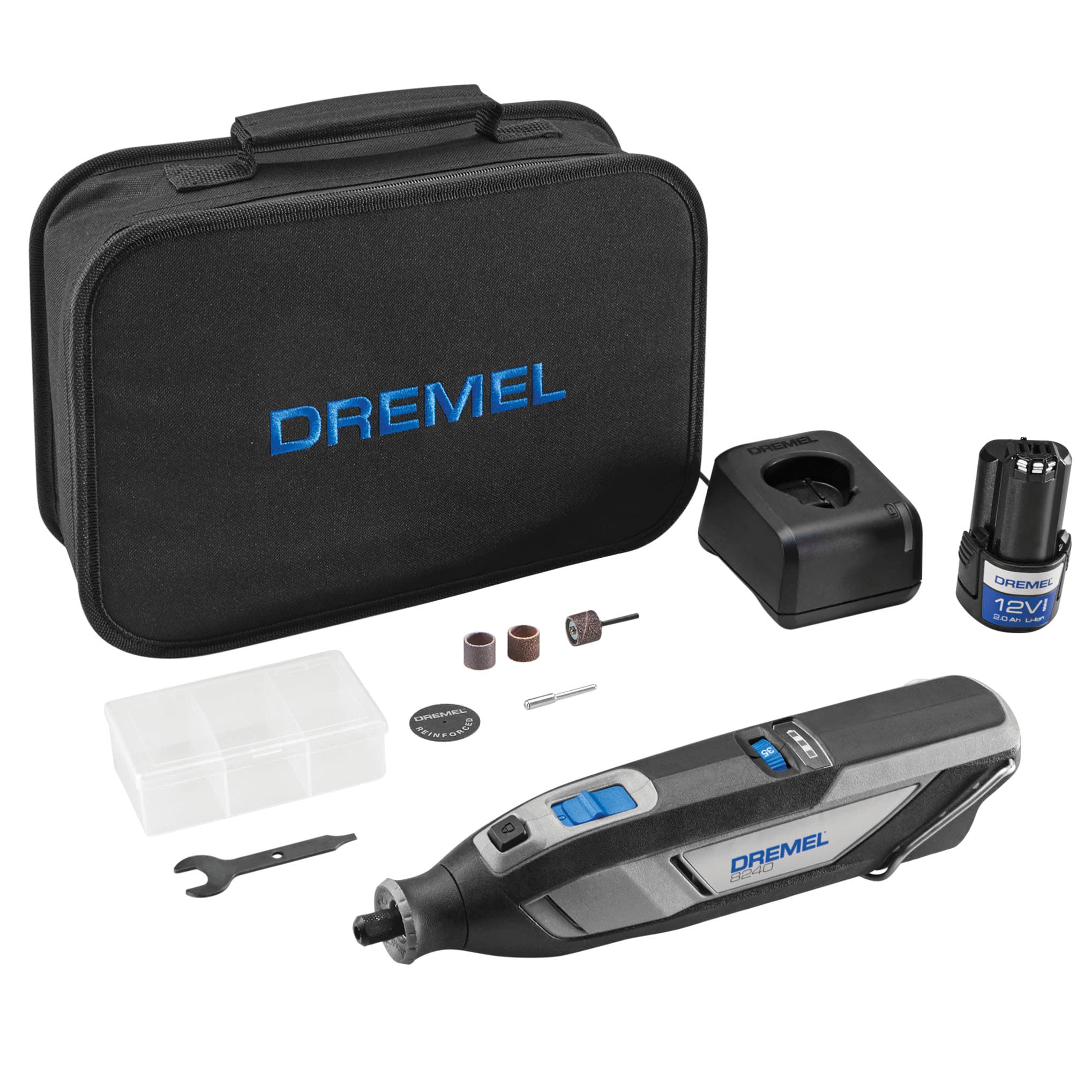 Dremel 8240 Variable Speed Cordless 12-volt 2-Amp Multipurpose Rotary Tool Kit