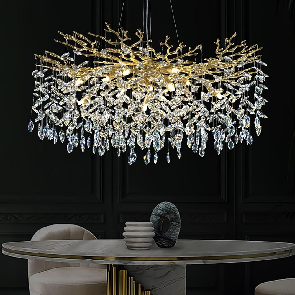 Modern Crystal Chandeliers for Dining Room, 40