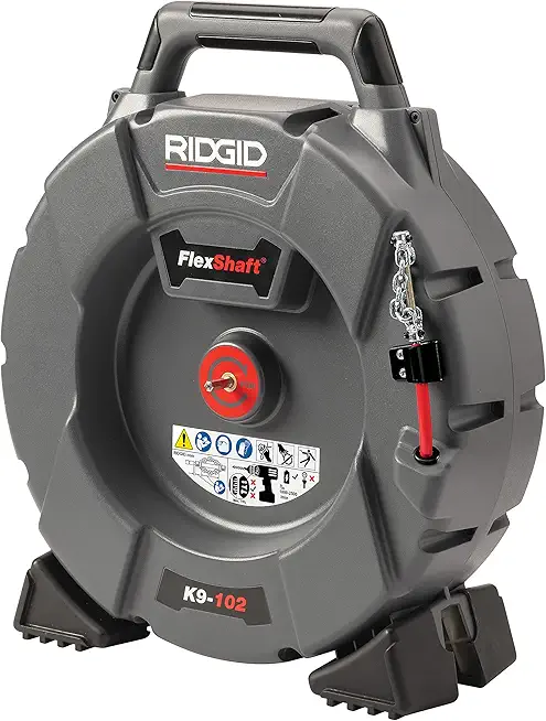 RIDGID 64263 Model K9-102 FlexShaft Drain Cleaning Machine Kit for 1-1/4