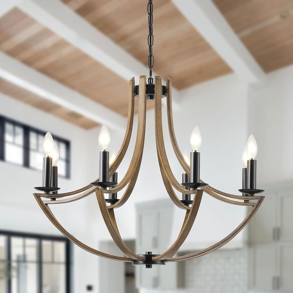Farmhouse Chandeliers for Dining Room,29.4