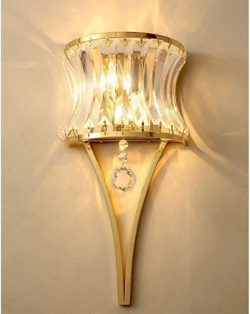 Wall Lamp Crystal Wall Light Glass Lantern Retro Designer Craft Study Bar Study Sofa Villa Bedroom Kitchen Wall Mount Sconce Fixture,Keep Your Eyes