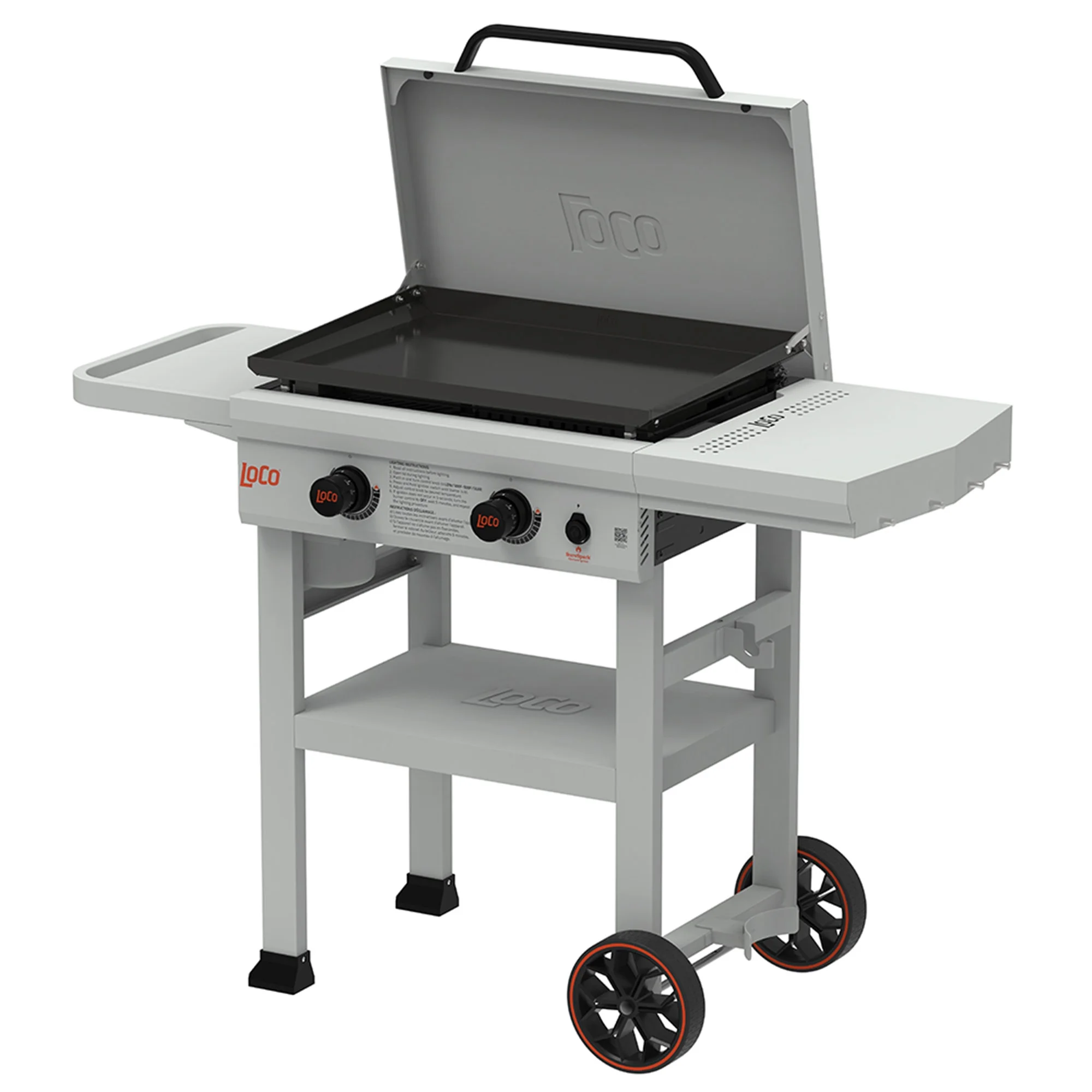 Loco  Cookers 2-Burner SmartTemp Griddle Flat Top Propane Gas Grill, 26