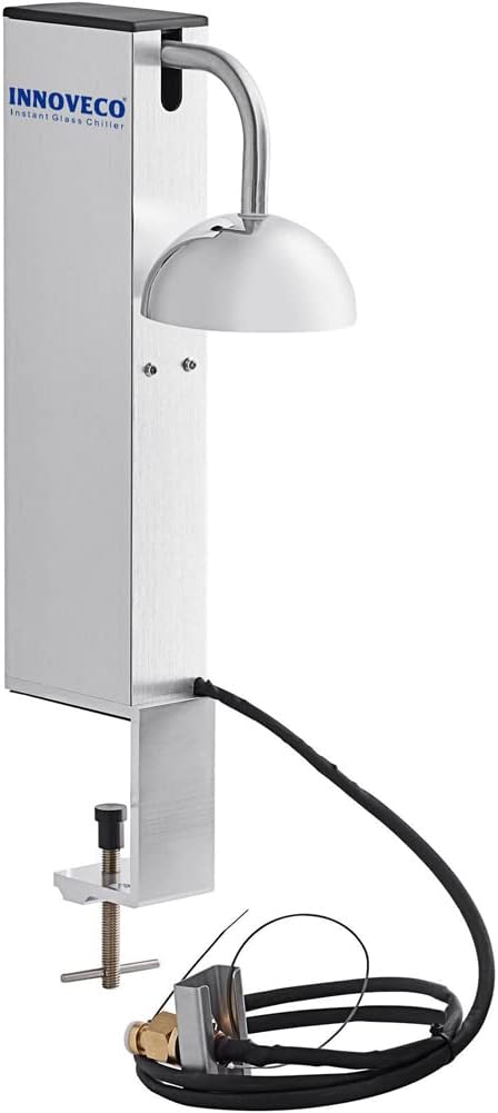 Glass Chiller – CO2 Glass Froster for Cups and Glasses – Instant Drink Chiller for Cocktail, Beer, Mixed Drinks, Wine – Glass Chiller for Bar, Restaurant, Kitchen.