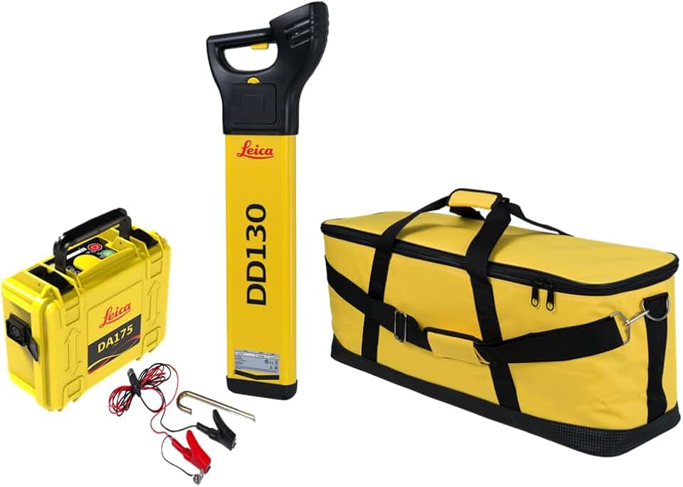 6014157 Leica DD130 Underground Utility and Cable Locator with low frequencies (512Hz – 640Hz) Depth Package