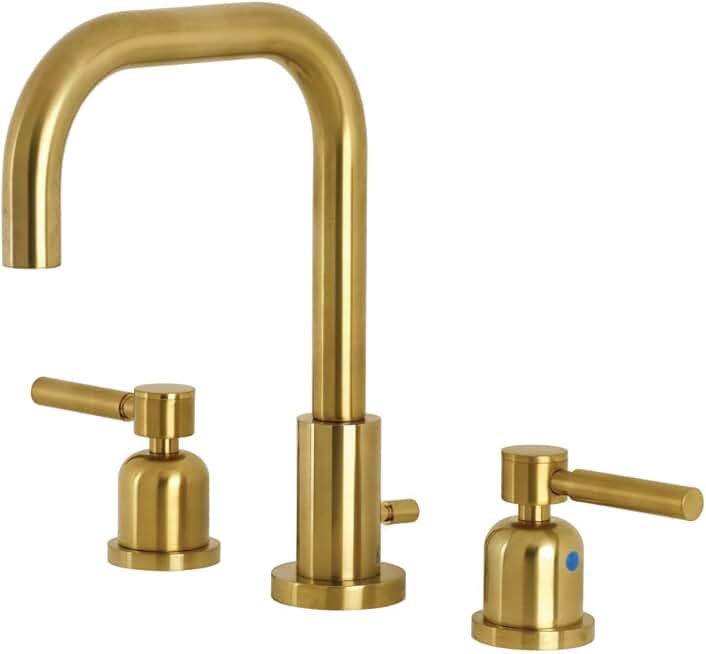 Kingston Brass FSC8933DL Concord Widespread Bathroom Faucet, Brushed Brass